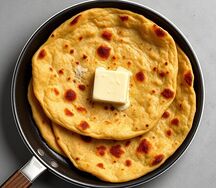 Хычин с картофелем и сыром 