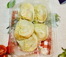 Манты с тыквой и мясом 