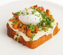 Тост с опятами