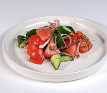 Салат свежий с маслом