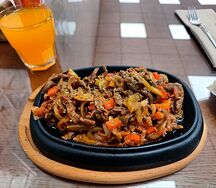 Мясное соте из говядины