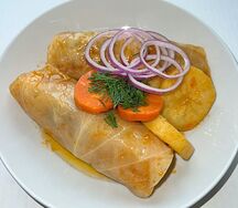 Голубцы с говядиной и курицей
