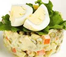 Оливье с курицей