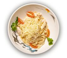 Феттуччине с курицей