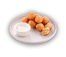 Мини бауырсаки с домашним сыром
