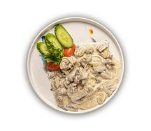 Мясо с грибами