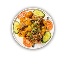 Куырдак из баранины с ливером