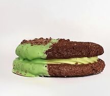 Вупи пaй с матчей и шоколадом