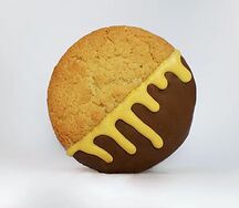 Вупи пай с бананом и солёной карамелью в молочном шоколаде