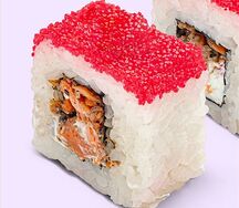 Лосось с тобико