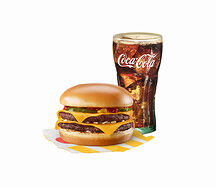 Дабл Чизбургер + Coca-Cola Classic