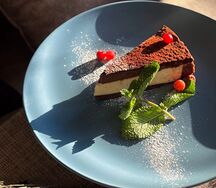 Чизкейк сливочно-шоколадный