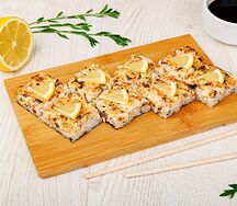 Суши-пицца с курицей