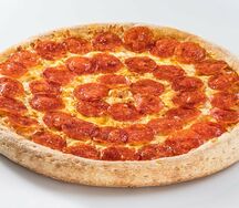 Пепперони на тонком тесте