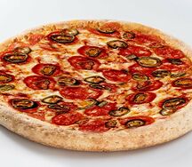 Хот Пепперони традиционное тесто