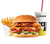 Дабл Барбекю Чикен Бургер Комбо