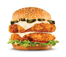 Дабл Халапеньо Чикен Бургер