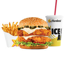 Дабл Халапеньо Чикен Бургер Комбо