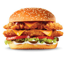 Дабл Барбекю Чикен Бургер