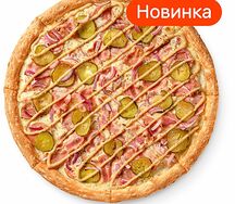 Мега пицца с беконом Большая Традиционное