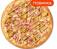 Мега пицца с беконом Средняя Тонкое