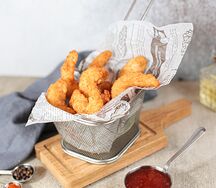 Тигровые креветки в панировке