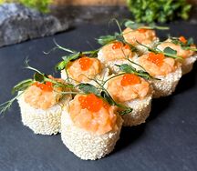 Тартар с лососем