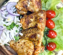 Куриные крылышки на углях