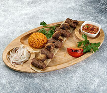 Люля-кебаб с грибами