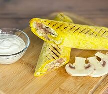 Сметана и грибы