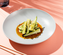 Огурцы в апельсиновом понзу