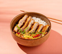 Торикацу с рисом в соусе карри