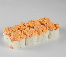 Острый ролл с крабом