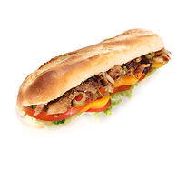 Донер в батоне говяжий