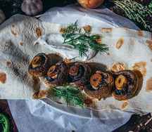 Шампиньоны на углях