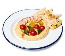 Хумус с овощами