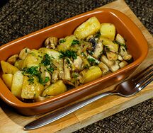 Картошка с грибами