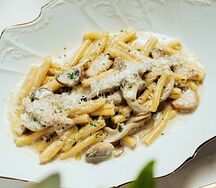 Паста с миксом грибов