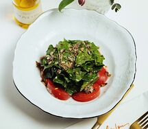 Салат с хрустящей уткой