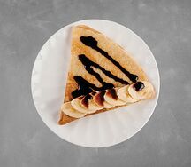 Блины с бананом и шоколадом