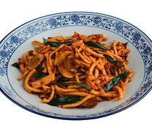 Цомян с курицей и грибами
