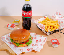 Комбо Двойной Бургер Куриный