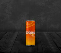 Добрый Апельсин, газировка в банке