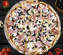 Ветчина и грибы, пицца