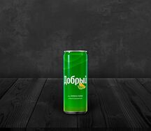 Добрый Лимон-лайм, газировка в банке