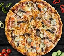 Мясной пир, пицца