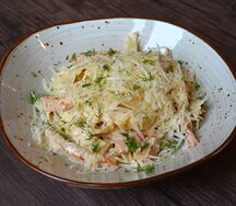 Паста Альфредо с курицей
