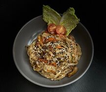 Лапша с морепродуктами