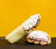 Потатыч с курицей и грибами