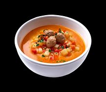 Куриный суп с фрикадельками 